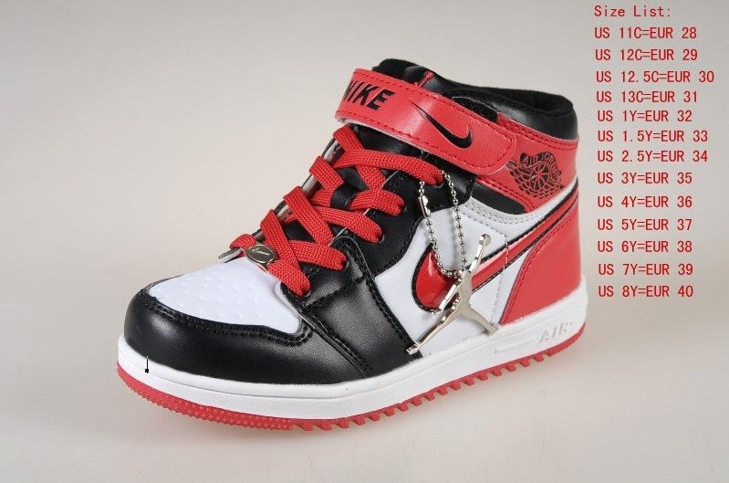 Air Jordan1 Kid\'S Shoes Black/Red/White Online